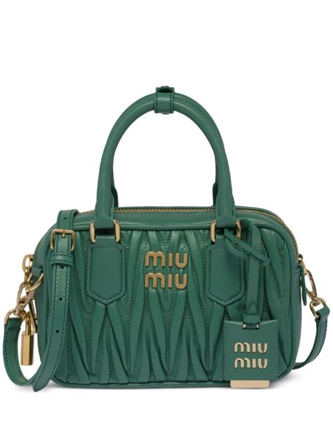 miu miu lady matelassé leather belt bag|Miu Miu.